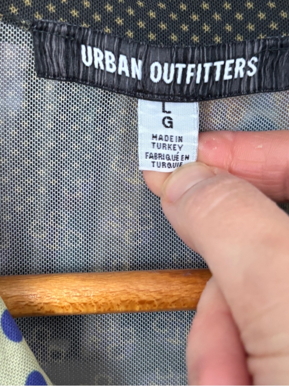 Urban Outfitters Mixed Print Patchwork Mini Dress Size L - Retro Whimsigoth - Picture 4 of 10
